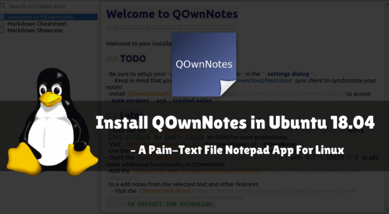 install qownnotes
