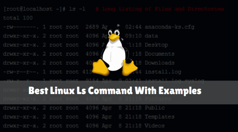 Linux команда man ls