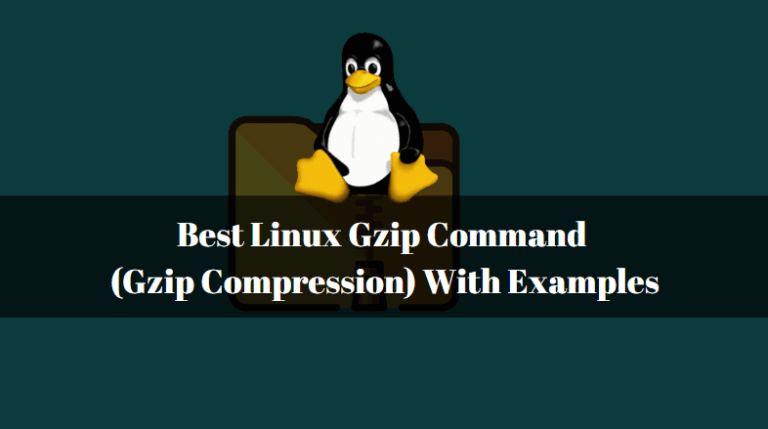 Gzip linux сжать папку