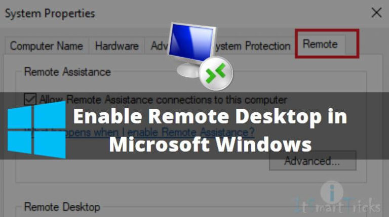 How To Enable Remote Desktop In Microsoft Windows