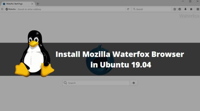 new waterfox browser installer
