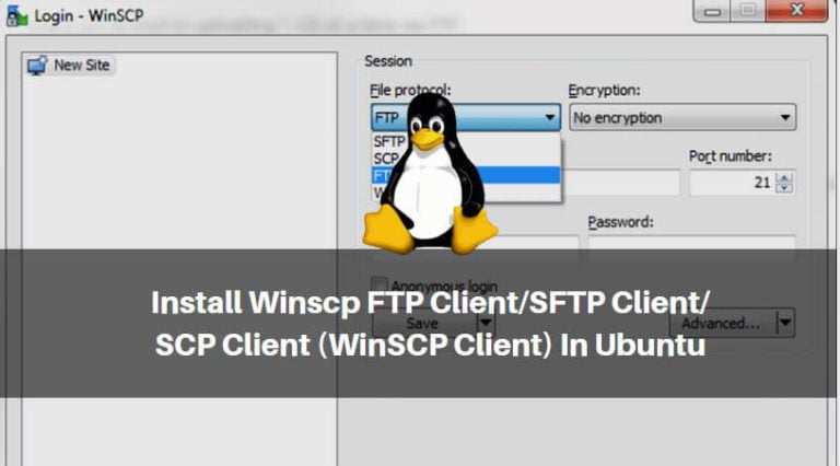 Winscp установить на ubuntu